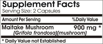 Naturetition Supplements Maitake Mushroom 900mg Capsules, 1 Count