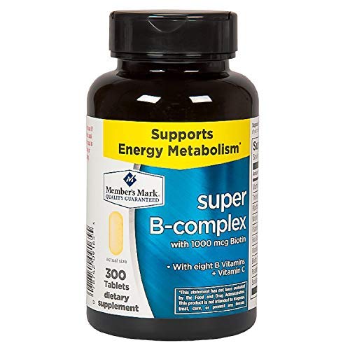 Outccogo Member's Mark Super B-Complex Dietary Supplement Tablet, 300 Tablets