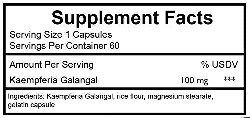 Violet Herbs Kaempferol 100mg Capsule, 60 Count