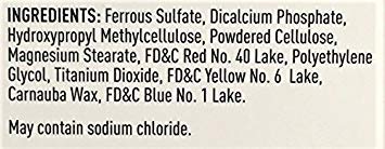 Walgreens Iron Slow Release High Potency Ferrous Sulfate 45 mg Tablets 120 Count