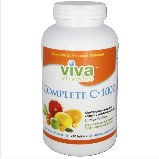 Viva Vitamins Time Release Vitamin C 1000mg Tablets 120