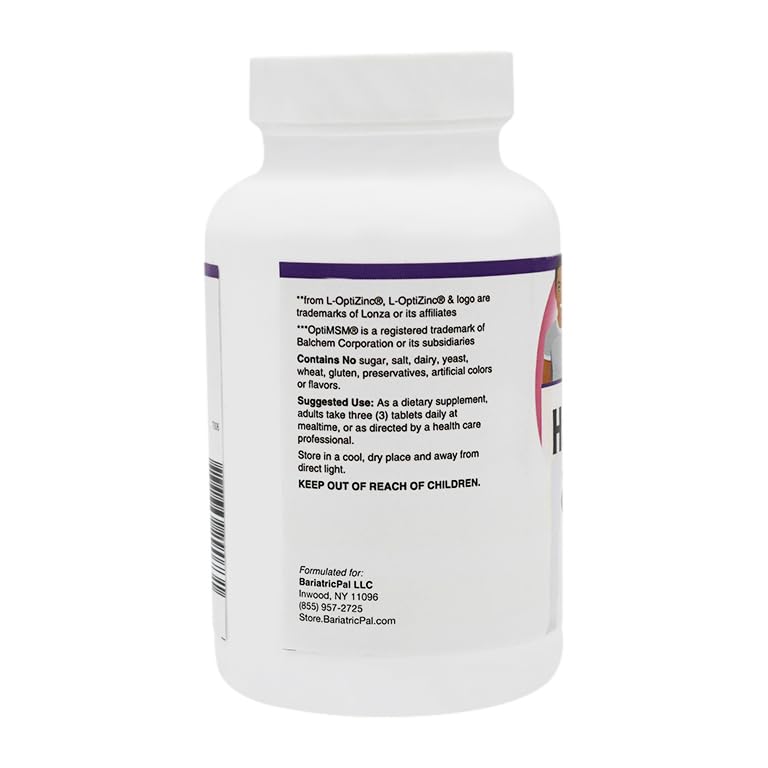 BariatricPal Hair, Skin & Nails Formula Tablets 180 Count