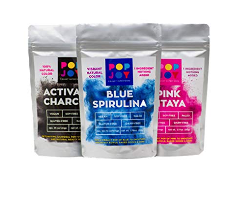 POP JOY Activated Coconut Charcoal Powder, 1 Count