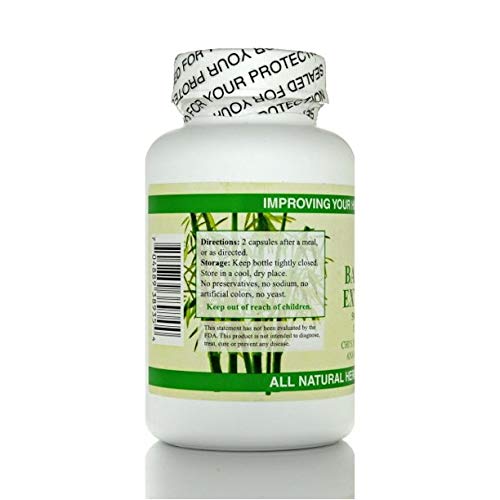 Chi's Enterprise Bamboo Extract 500mg Capsules, 120