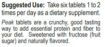 Dialyvite Peak Protein/Fiber Chewable Tablets 180 Count