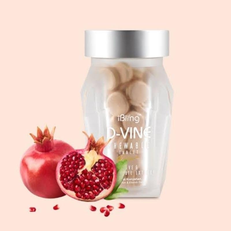 WELLOUS Ibling D-Vine Pomegranate Extract Chewable Collagen, 1 Count