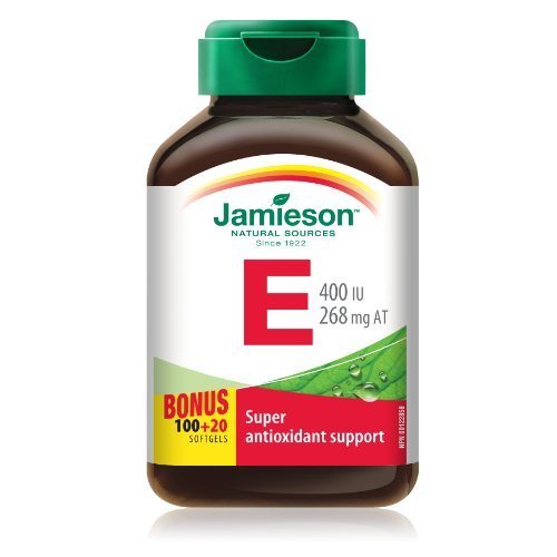 Jamieson Laboratories Vitamin E 400 IU Softgels, 1 Softgel