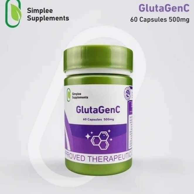 Generic Gluta GenC Glutathione Capsules 60 Count