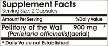 Naturetition Supplements Pellitory of The Wall 900mg No Additives 90 Capsules