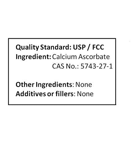 NuSci Calcium Ascorbate Pure Powder 17.637 oz