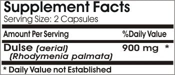 PureControl Supplements Dulse 900mg Capsules 180 Capsules