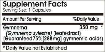 PureControl Supplements Gymnema Leaf Extract 350mg 200 Capsules