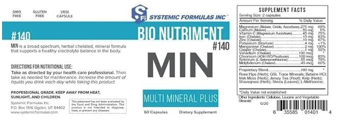 VitaBoost MIN #140 Multi Mineral Plus Capsules 60 Capsules