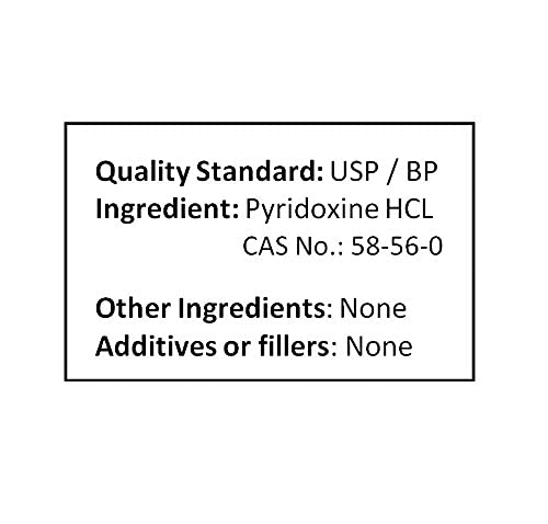 NuSci Pyridoxine HCl Vitamin B6 Powder 3.5274 oz