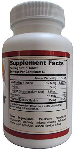 Pure Horizon IOPlus Niacin-Free Iodine Supplement 300 Tablets