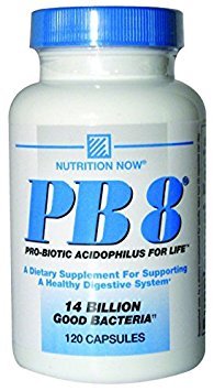 Nutrition Now PB8 Acidophilus Probiotic Capsule 120 Count