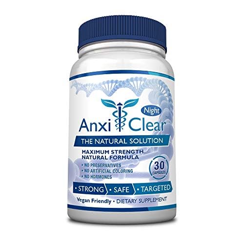 AnxiClear 5-HTP L-Theanine Capsules, 30 Count