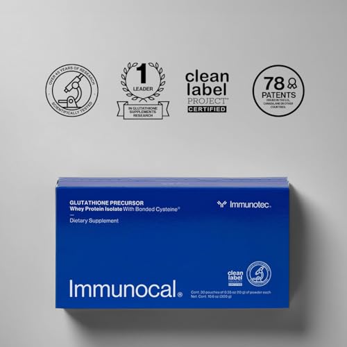 Immunocal Whey Protein Isolate Powder Bundle with K-21, Glutathione Precursor & Rhodiola Rosea
