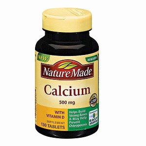 Nature Made Calcium 500 mg with Vitamin D Tablets, 390 Count