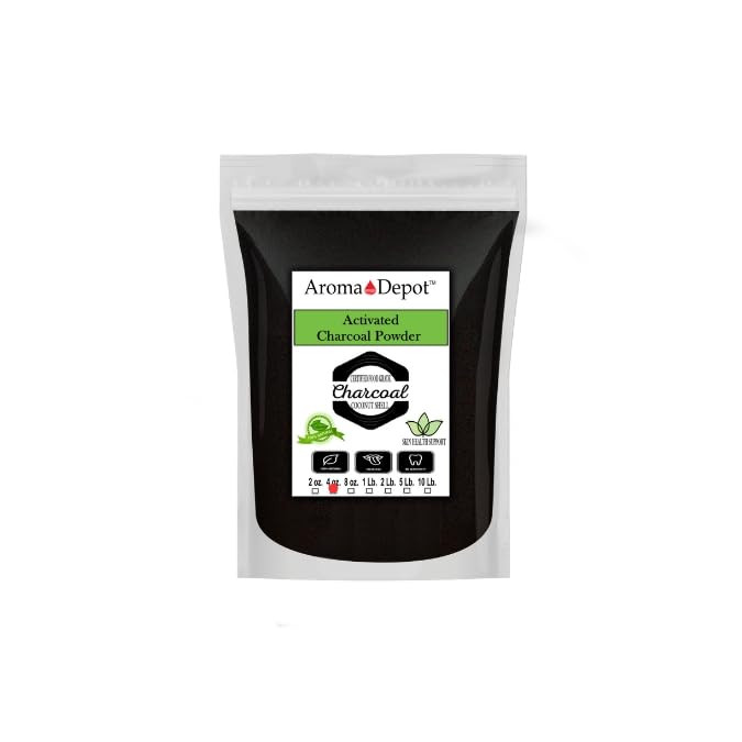 Aroma Depot Coconut Activated Charcoal Powder 4 oz