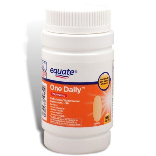 Equate Women's One Daily Multivitamin Tablet 100 Count