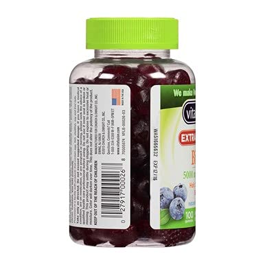 Vitafusion Biotin Gummies Extra Strength 5000 mcg, 100 Gummies