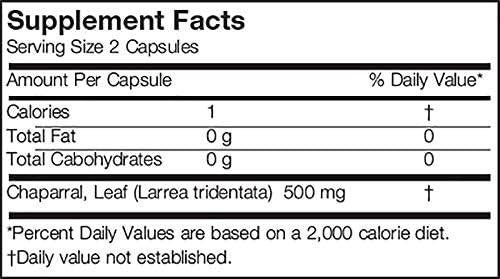 Express Your Love Gifts Arizona Natural Chaparral (Larrea tridentata), 500 mg, 180 Capsules