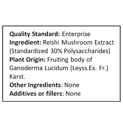 NuSci Reishi Mushroom Extract Powder Standardized 30% Polysaccharides, 8.82 Ounce