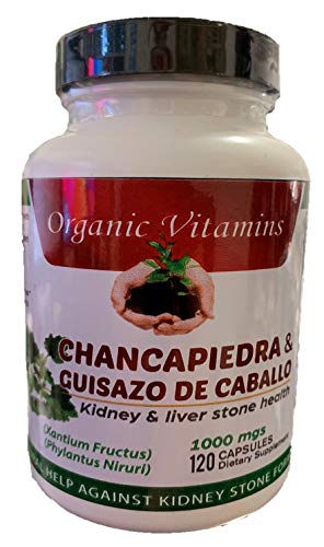 Chanca Piedra & Guisazo de Caballo Organic Vitamins Capsules, 120 Count