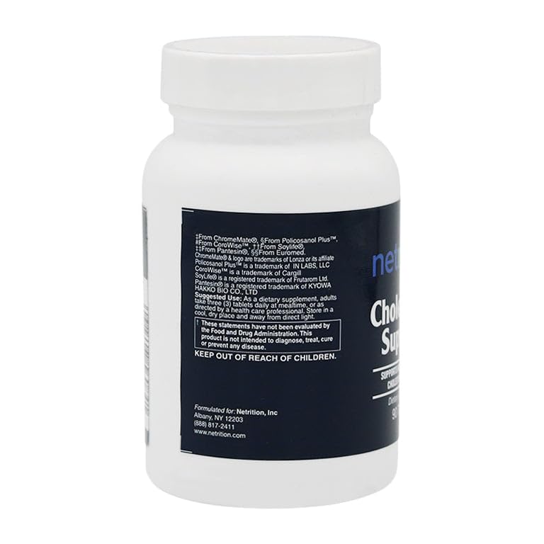 Netrition Cholesterol Support 90 Tablets