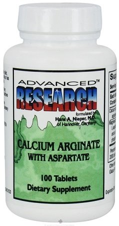 Advanced Research NCI Hans A Nieper Calcium Arginate with Aspartate Capsules, 100 Capsules