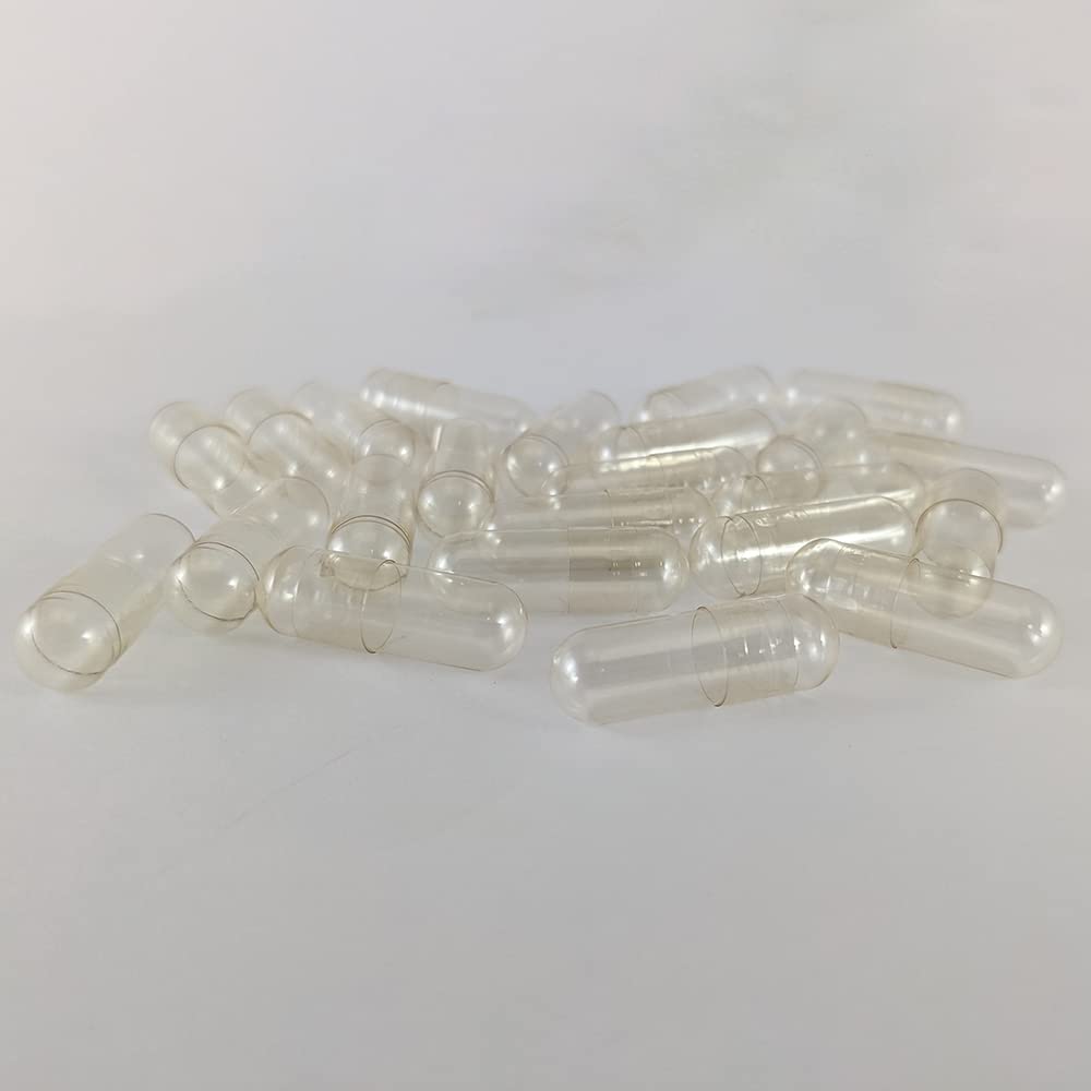 Health Bloom Inc. Empty Gelatin Capsules Size 00, 1000 Natural Capsules, 1000 Count