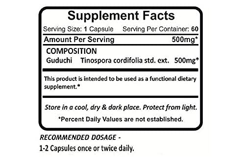 Planet Ayurveda Giloy 500 Mg Veg Capsules, 120 Capsules