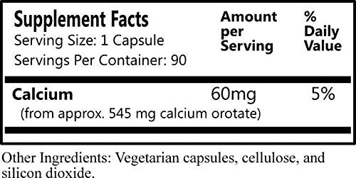 Daily Manufacturing Calcium Orotate Capsule 1 Count