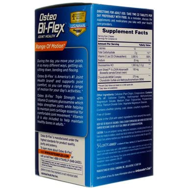 Osteo Bi-Flex Advanced Triple Strength with Vitamin D3 Caplets, 160 Caplets