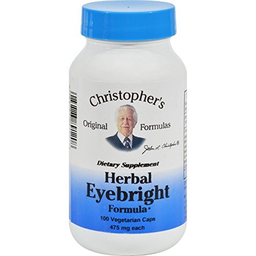 Christopher's Original Formulas Herbal Eye Formula Capsules, 100 Capsules