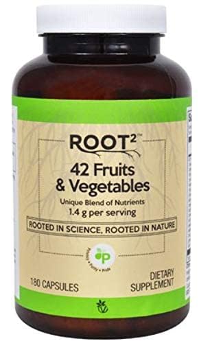 NSI ROOT2 42 Fruits and Vegetables 1.4 Gram Per Serving Capsules 180