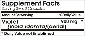 Naturetition Supplements Violet 900mg 90 Capsules
