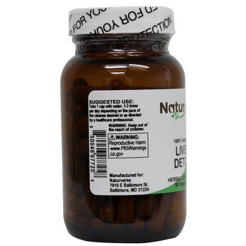Naturverse Liver Detox Powder Capsules, 90 VegCaps