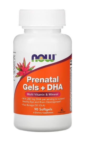 NOW Foods Pre-Natal Multivitamin with DHA Capsules, 90 Capsules