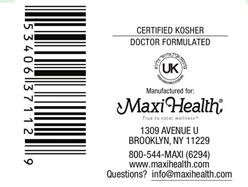 Maxi Health Vitamins K2, A, D3 and E Capsules, 120 Count