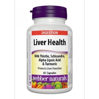 Webber Naturals Liver Health with Milk Thistle, Capsules, 1 Count