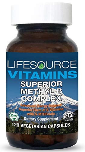 LifeSource Vitamins Superior Methyl-B Complex 120 Capsules
