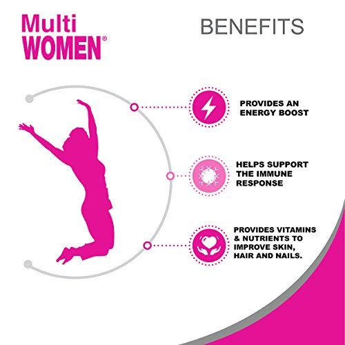 ALFA VITAMINS Multi Women Vitamins Dietary Supplement with Essential Vitamins & Minerals for Women - Amino Acids + Antioxidants, Capsules, 100 Count