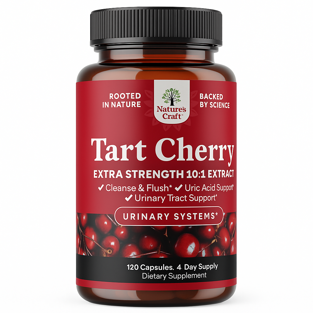 Nature's Craft Extra Strength Tart Cherry Capsules - 120 Count