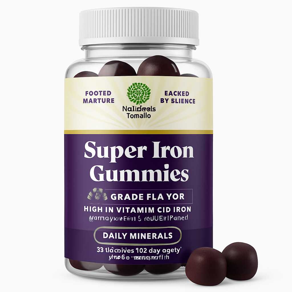 Nature's Craft Extra Strength Iron Gummies 30 Count