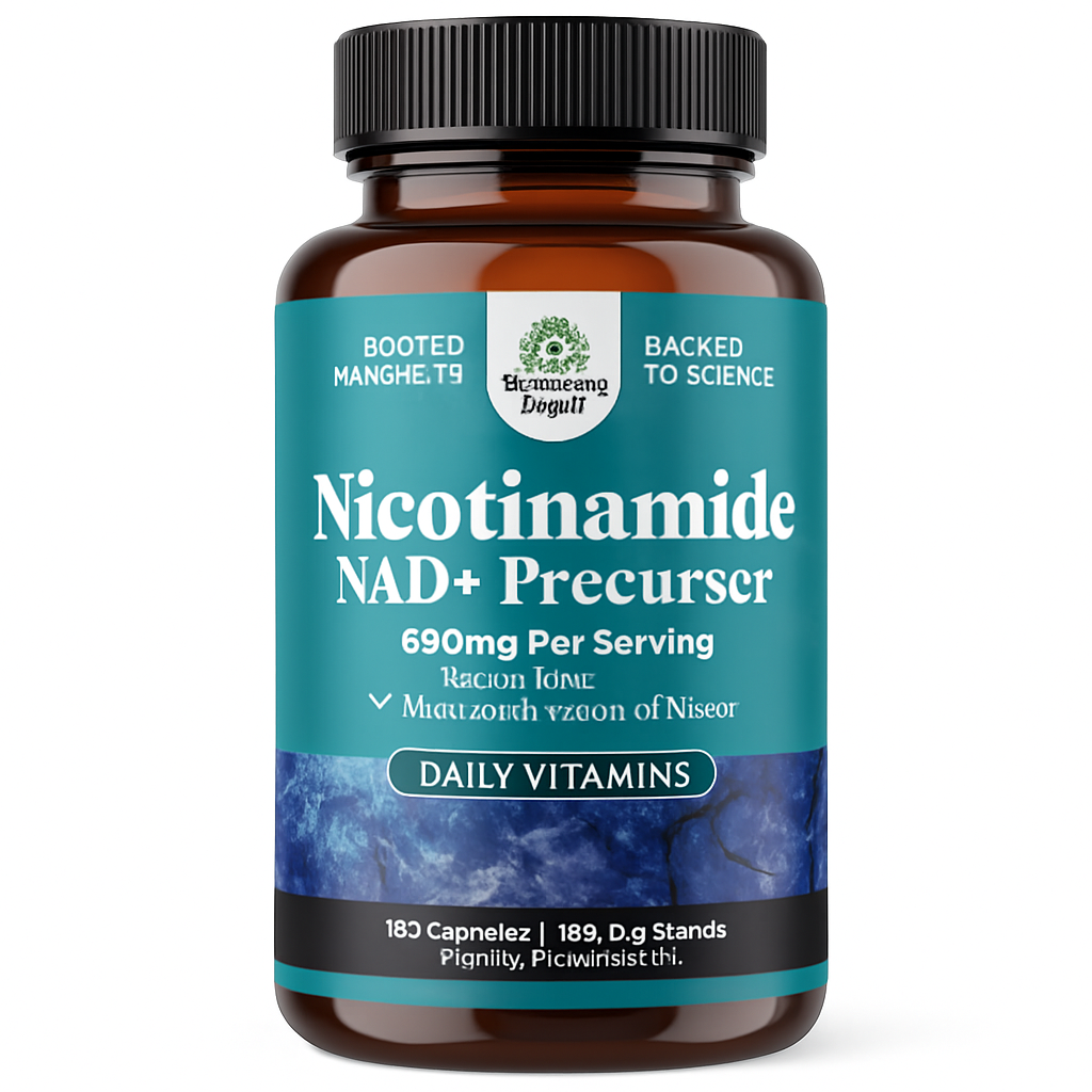 Nature's Craft Nicotinamide 500mg Niacinamide Capsule 180 Count