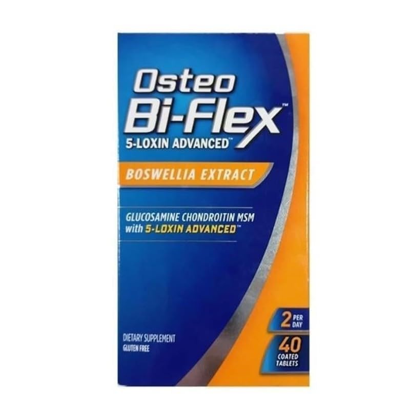 Osteo Bi-Flex Triple Strength Glucosamine Chondroitin Joint Supplement Caplets 40 Count