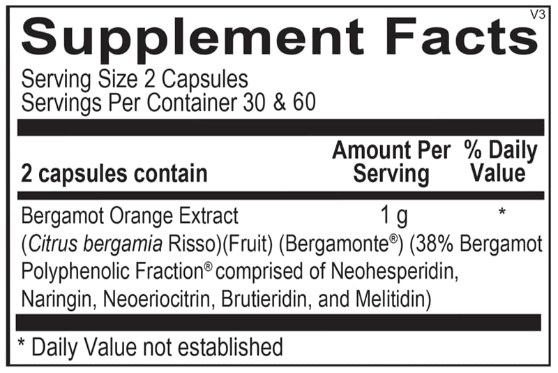 Ortho Molecular Products Bergamot BPF Capsule 1