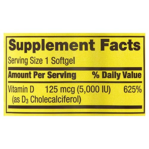 Spring Valley Vitamin D3 Softgel 250 Count